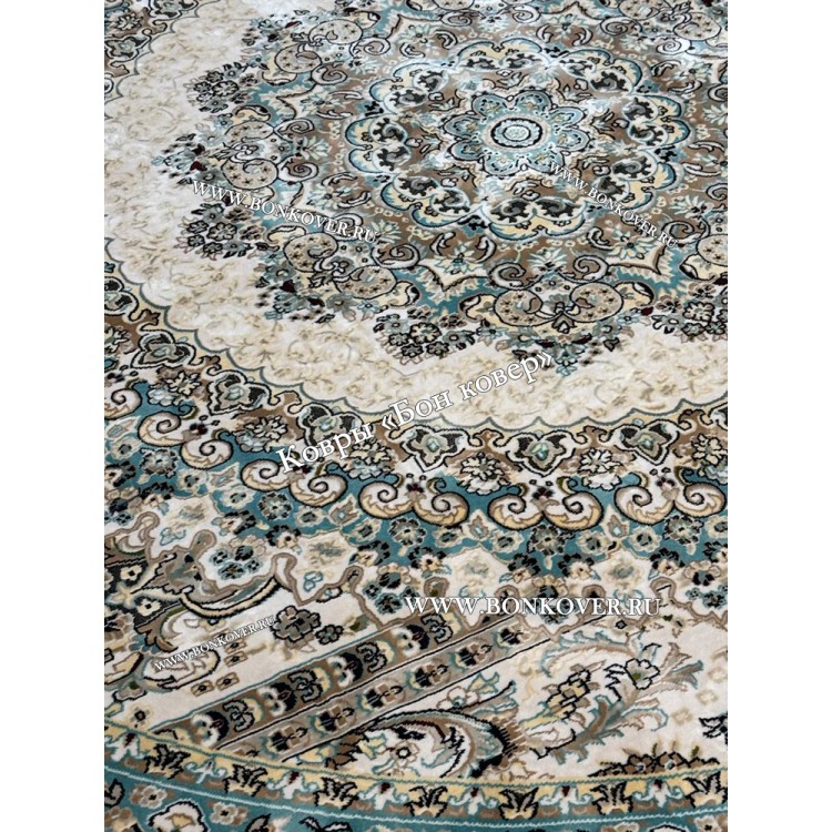 Восточный Ковер Для Гостиной Медальон Дизайн 29931 Круг