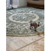 Восточный Ковер Для Гостиной Медальон Дизайн 29931 Круг