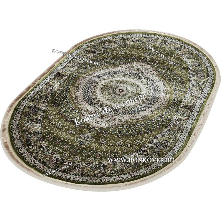 Овальный Ковер с Восточным Узором Медальон Арт 30348