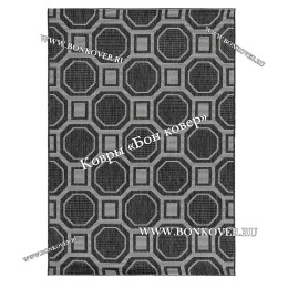 Безворсовый ковер дизайн 143 черный