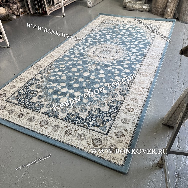 Турецкий Ковер Для гостиной New дизайн 99 Голубой