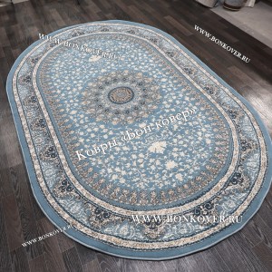 Овальный Ковер Для Зала Медальон Дизайн 30437