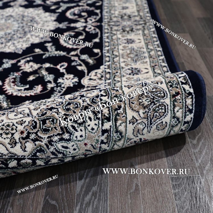 Турецкий Ковер Медальон дизайн 73 Синий