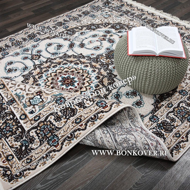 Ковер Для Гостиной Медальон Голубой Дизайн 30320