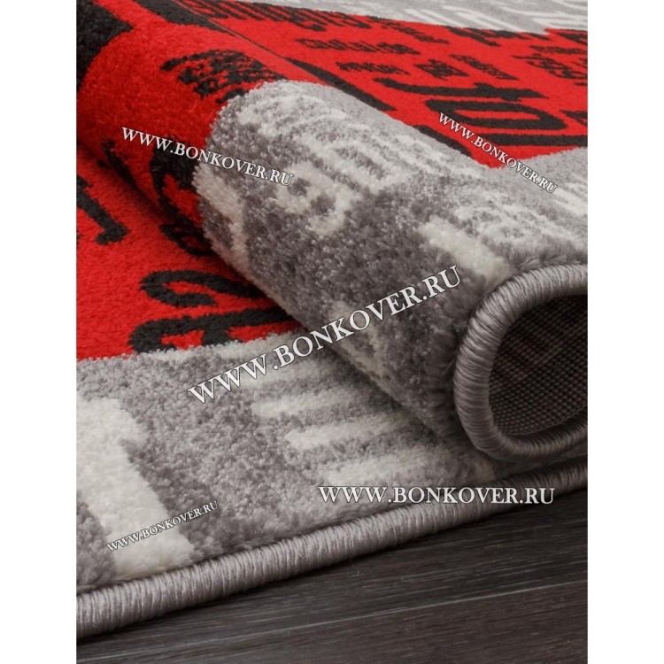 Детский ковер Карпет new 03 Дизайн 12 Красный