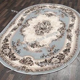 Ковер Российского Производства Дизайн 02 Серый Овальный