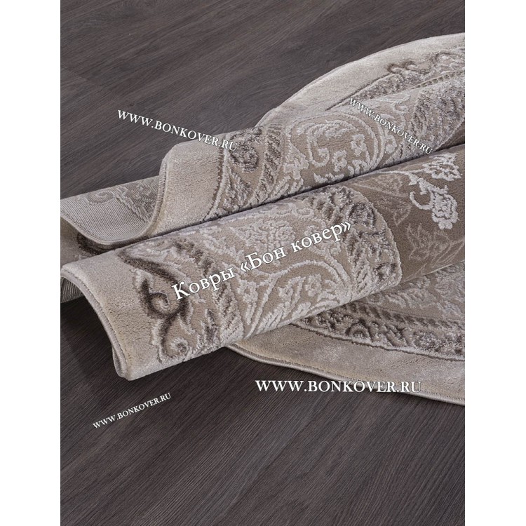 Классический ковер дизайн 82 Бежево-коричневый