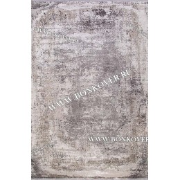 Премиальный Ковер из Артшелка Дизайн 25 Серо-Бежевый