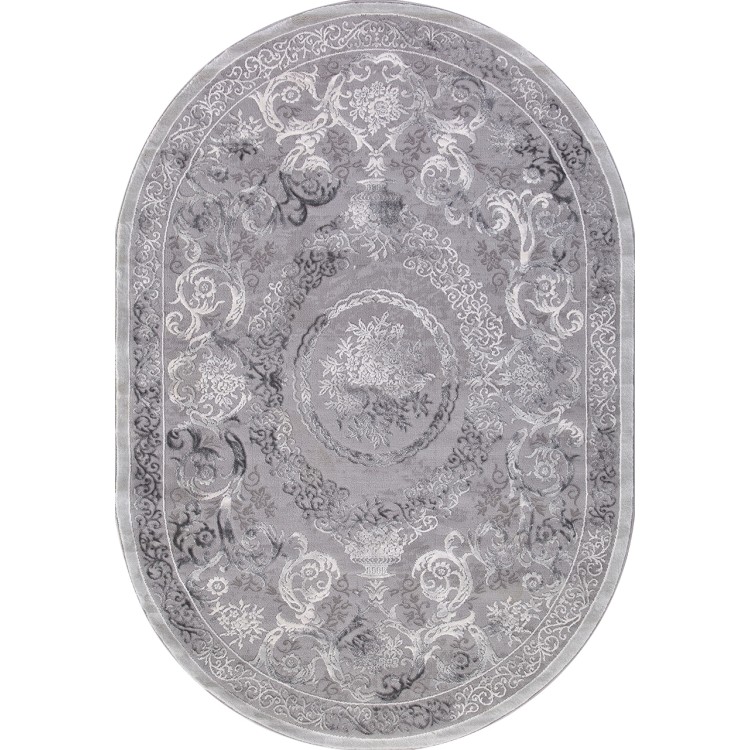 Ковер Armina 03760A GREY / GREY Овал