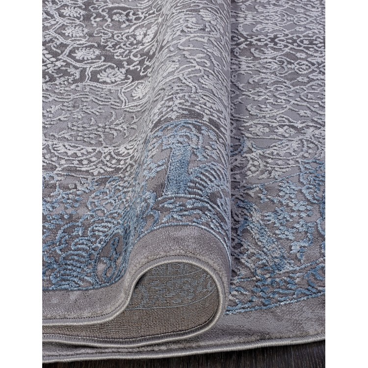 Ковер Armina 03878A BLUE / BLUE Овал